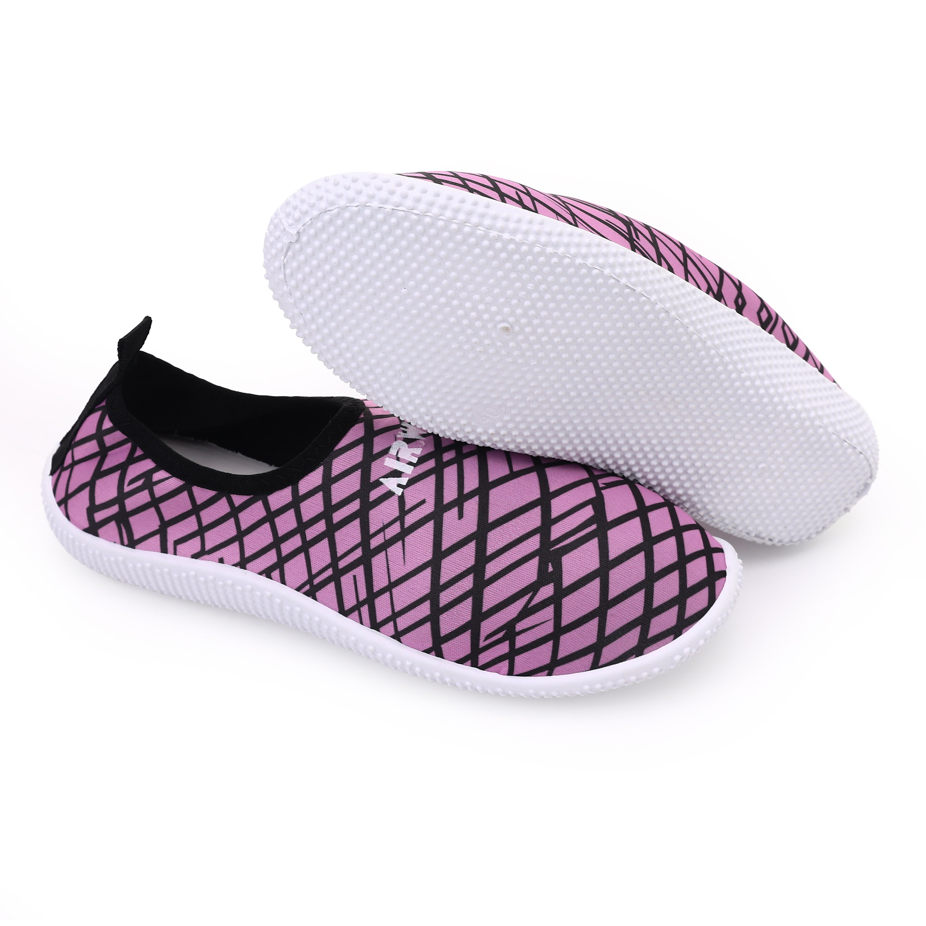 AIRWALK WOMEN'S WATER SHOES - PPL & BLK