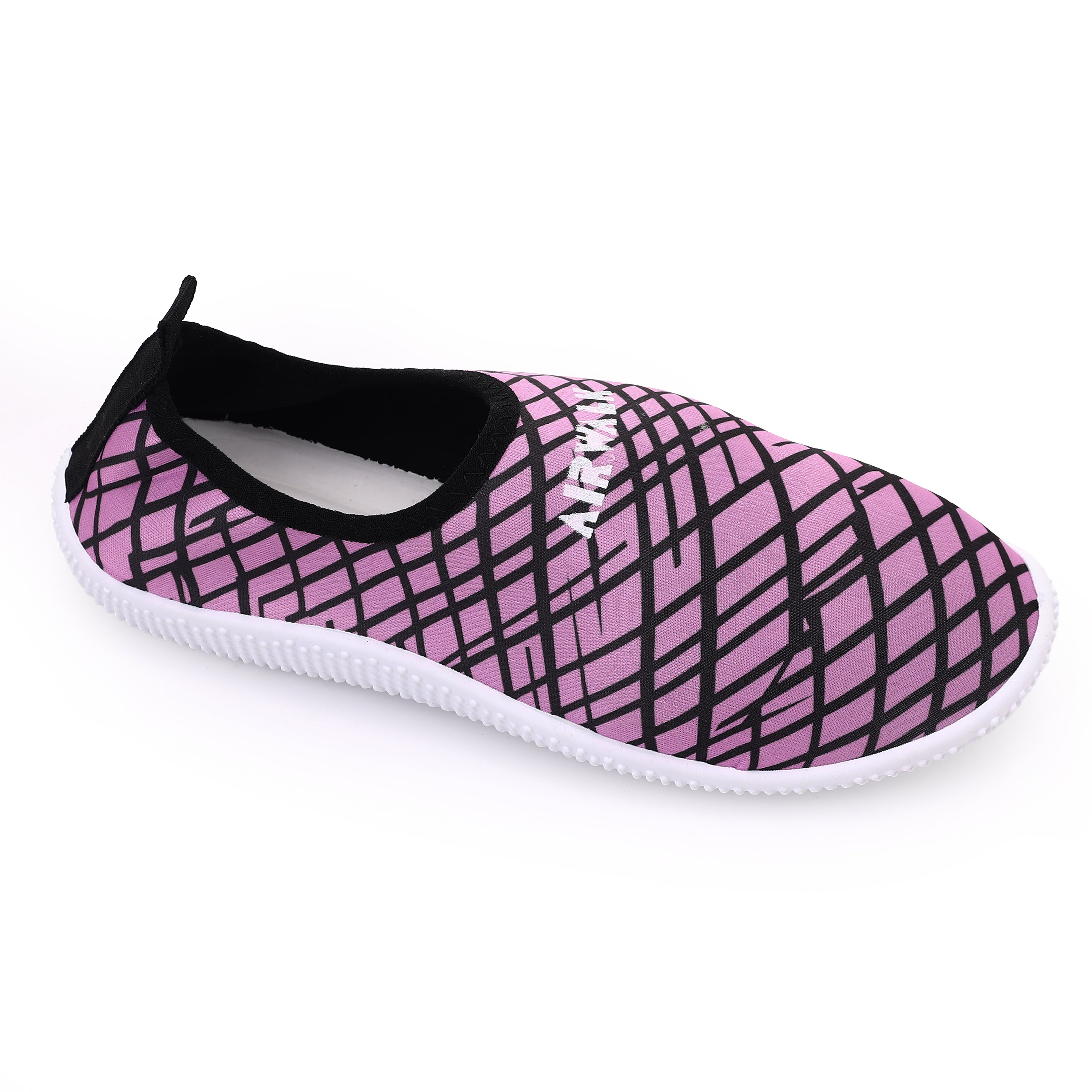 AIRWALK WOMEN'S WATER SHOES - PPL & BLK