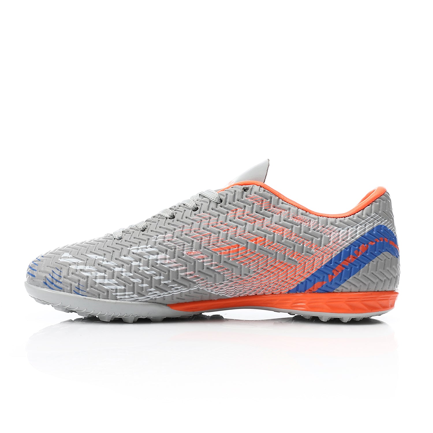 AIRWALK KIDS SOCCER TURF SHOES - SLV & ORG