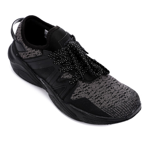 AIRWALK MEN'S RUNNING SHOES - BLACK