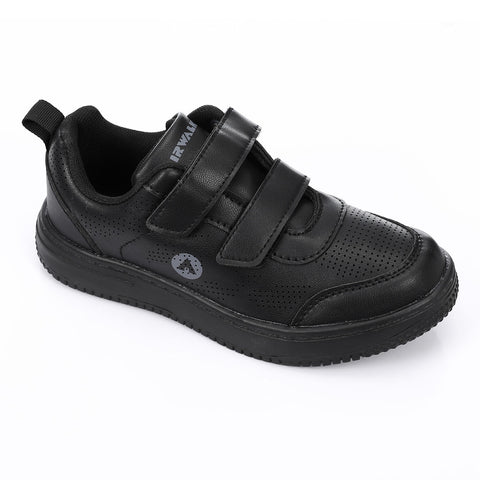 AIRWALK VELCRO KIDS SHOES - BLACK