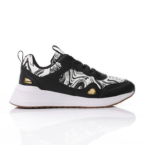 AIRWALK WOMEN'S SHOES - BLK & WHIT