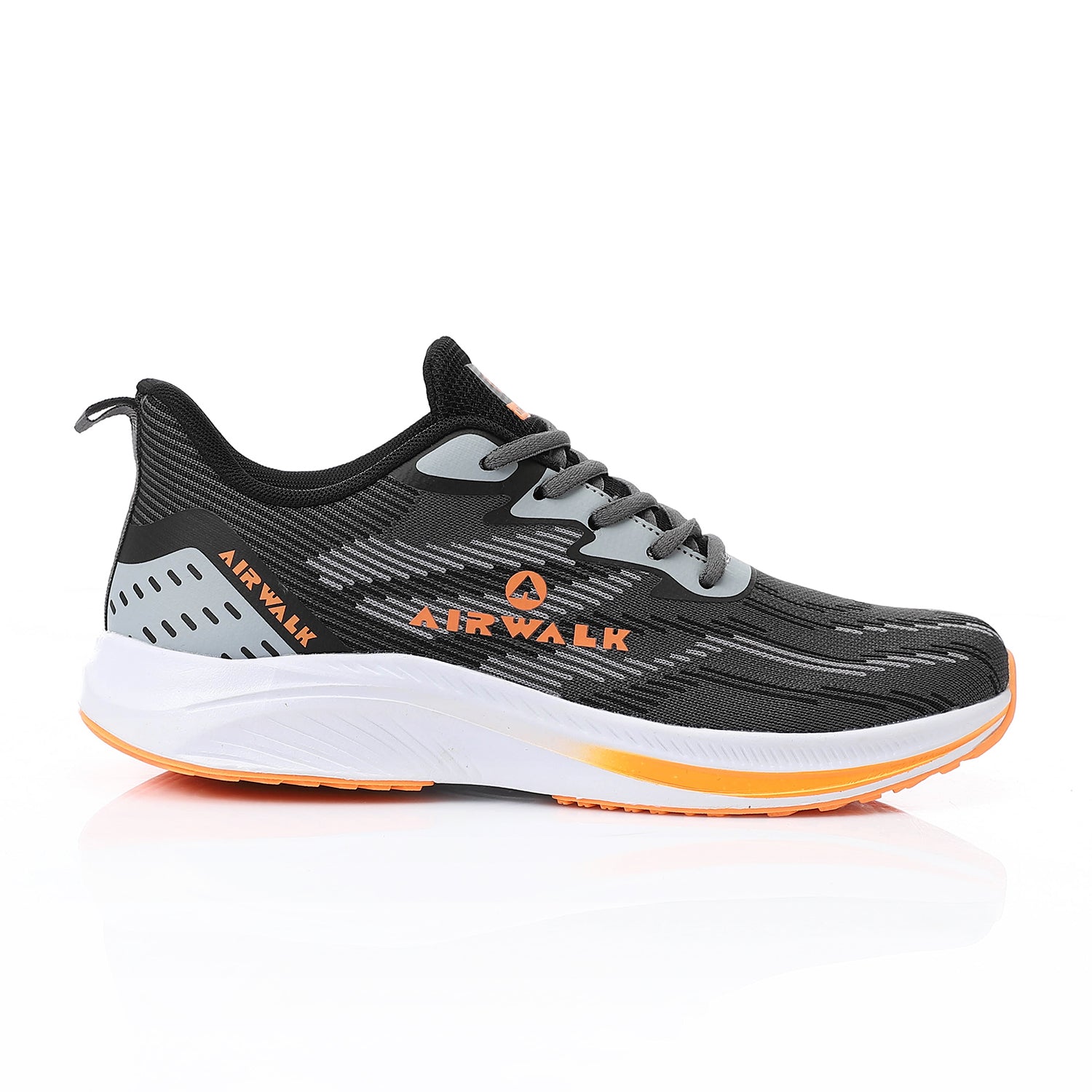 AIRWALK MEN'S FASHION SHOES - DGRY & BLK