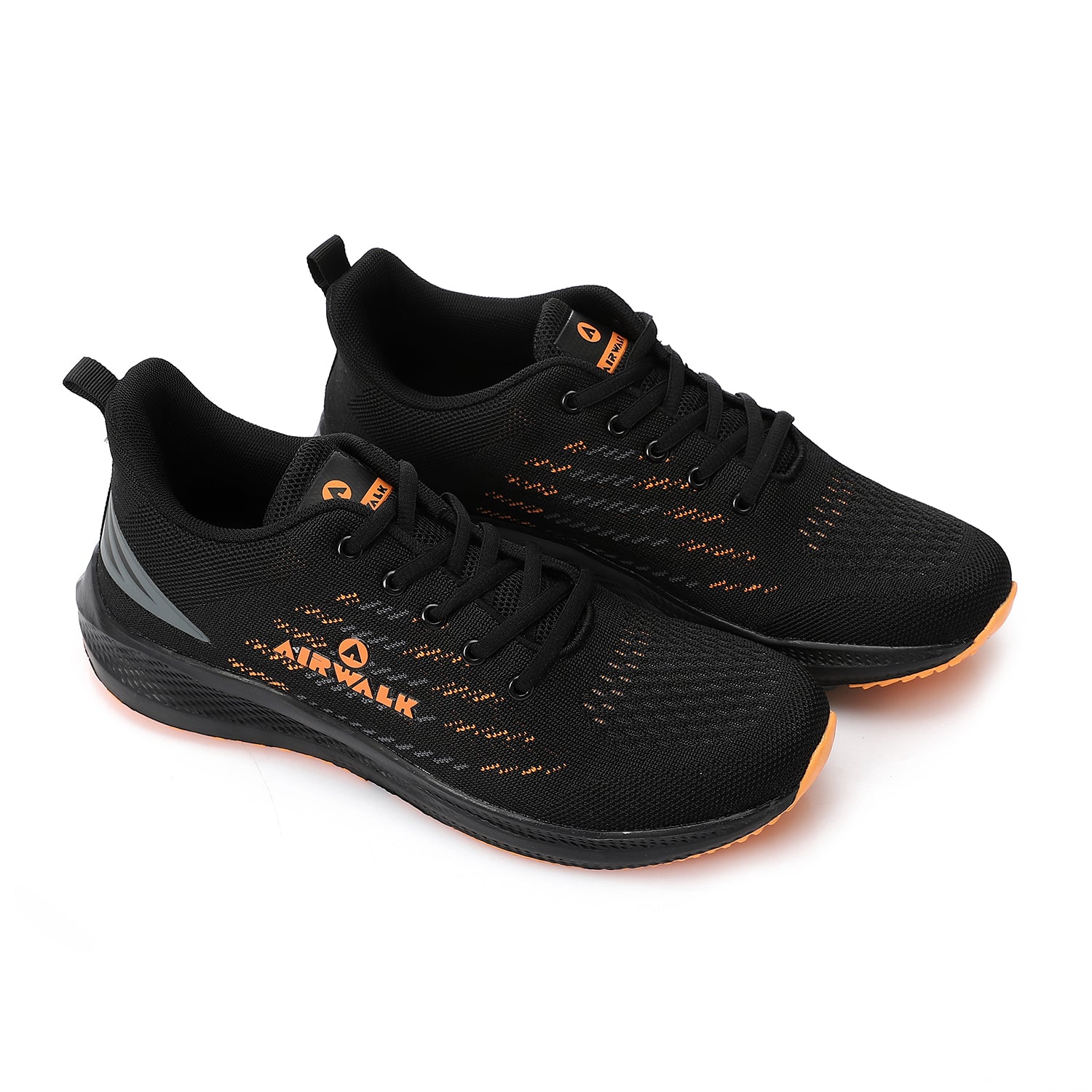 AIRWALK MEN'S FASHION SHOES - اسود*برتقالي