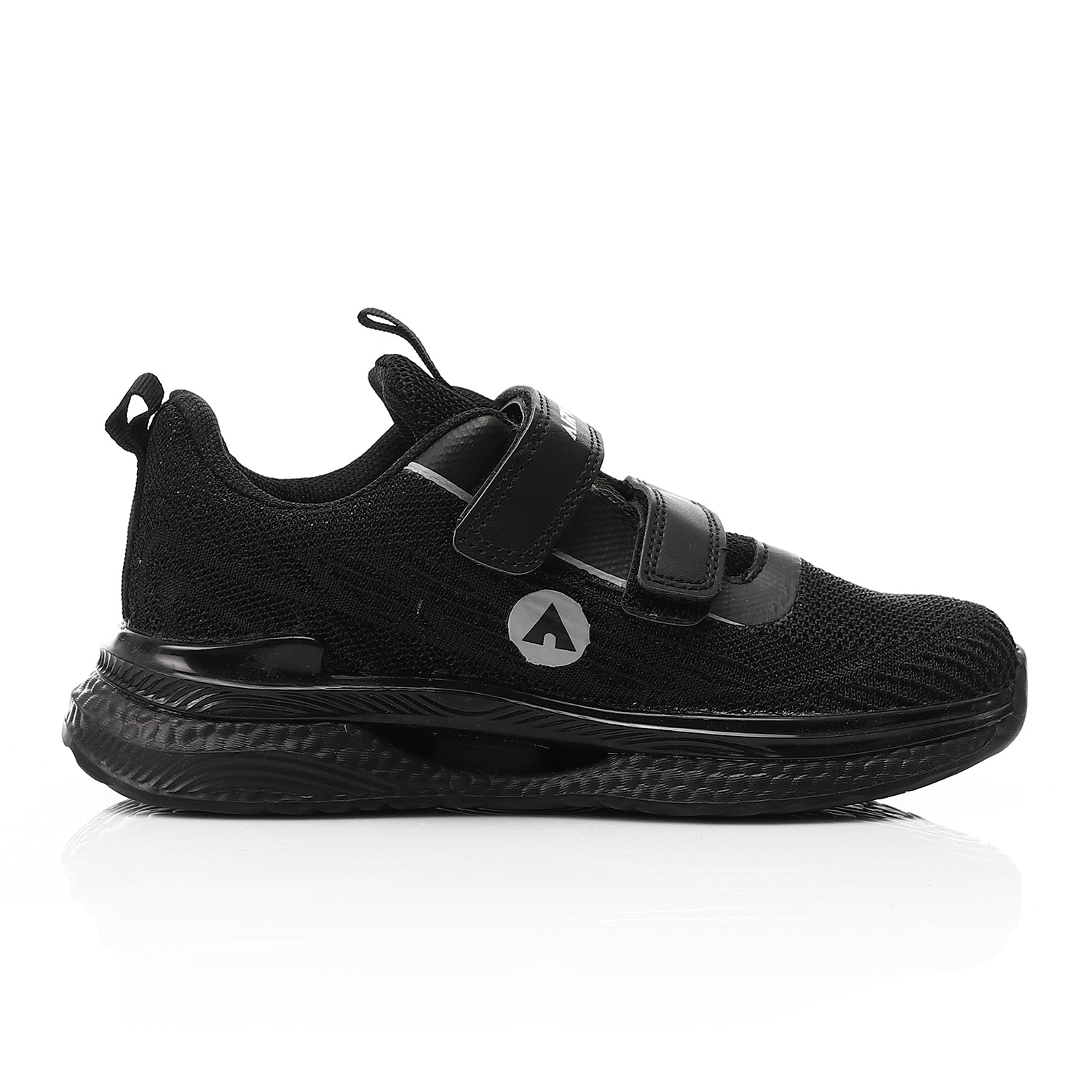 AIRWALK VELCRO KIDS SHOES - BLACK