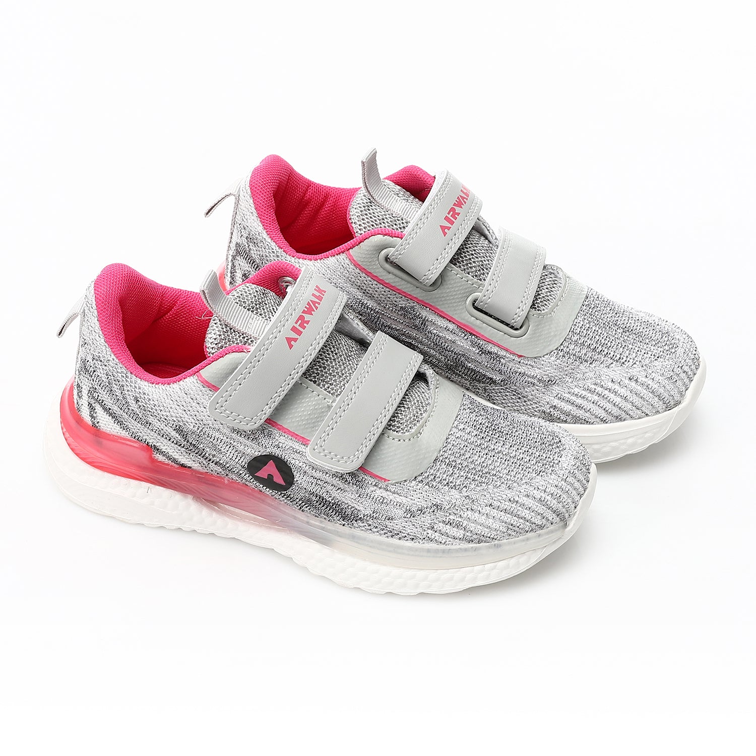AIRWALK VELCRO KIDS SHOES - رمادي
