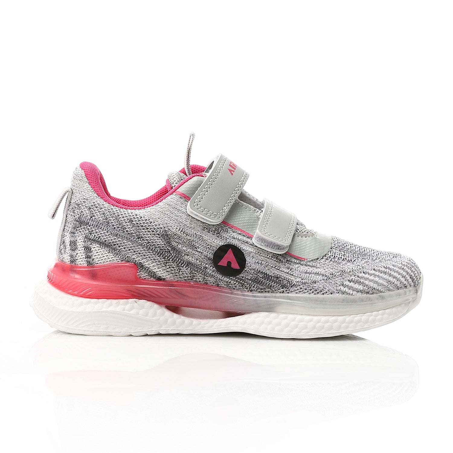 AIRWALK VELCRO KIDS SHOES - رمادي