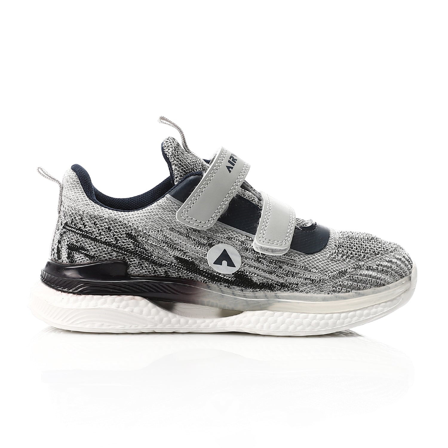 AIRWALK VELCRO KIDS SHOES - GREY