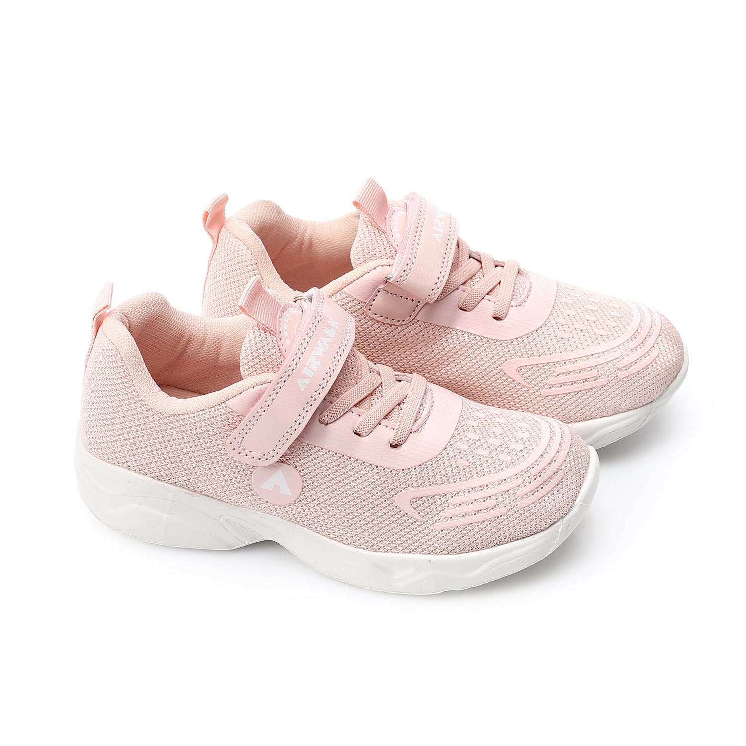 AIRWALK VELCRO KIDS SHOES - بينك