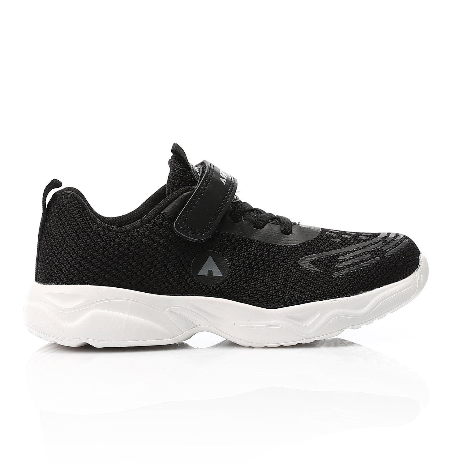 AIRWALK VELCRO KIDS SHOES - BLACK