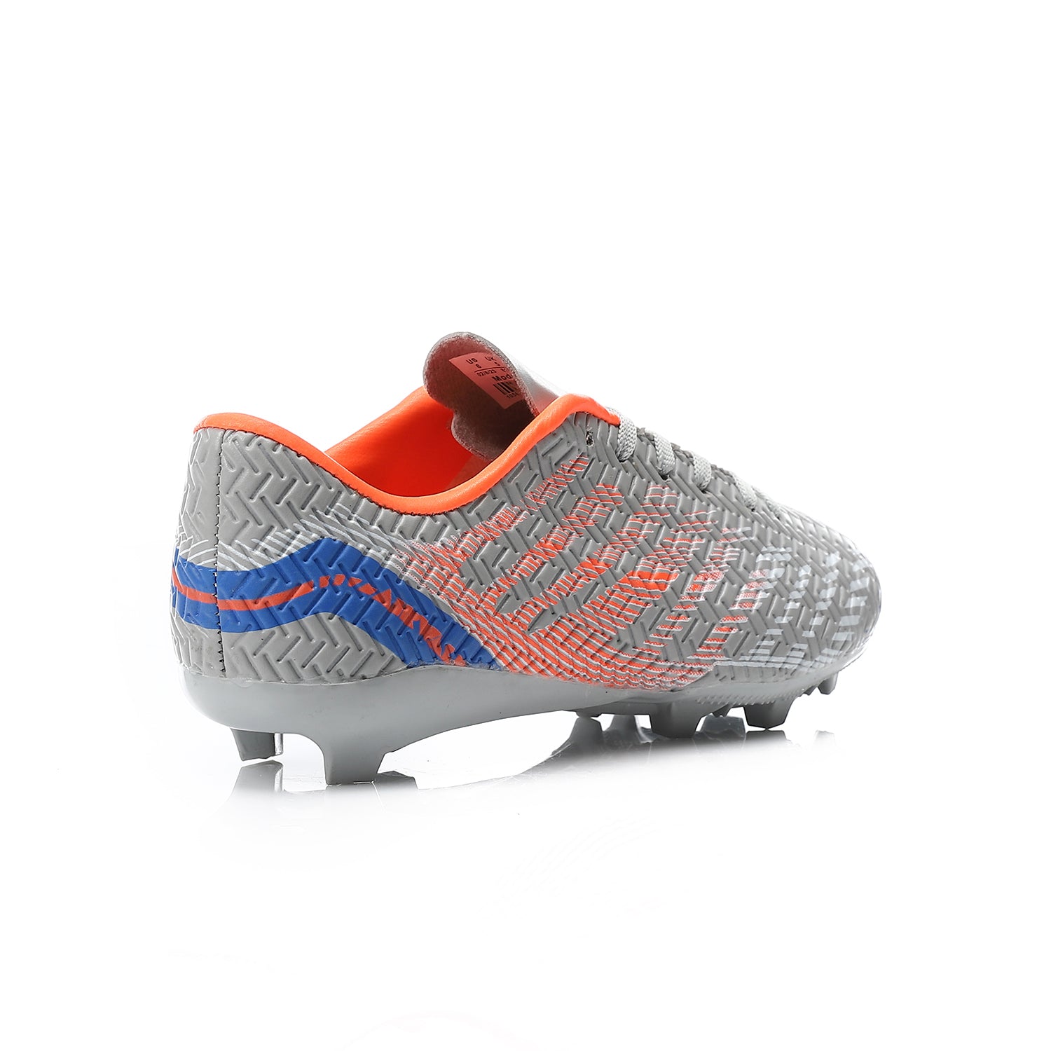AIRWALK BOYS SOCCER SHOES - SLV & ORG