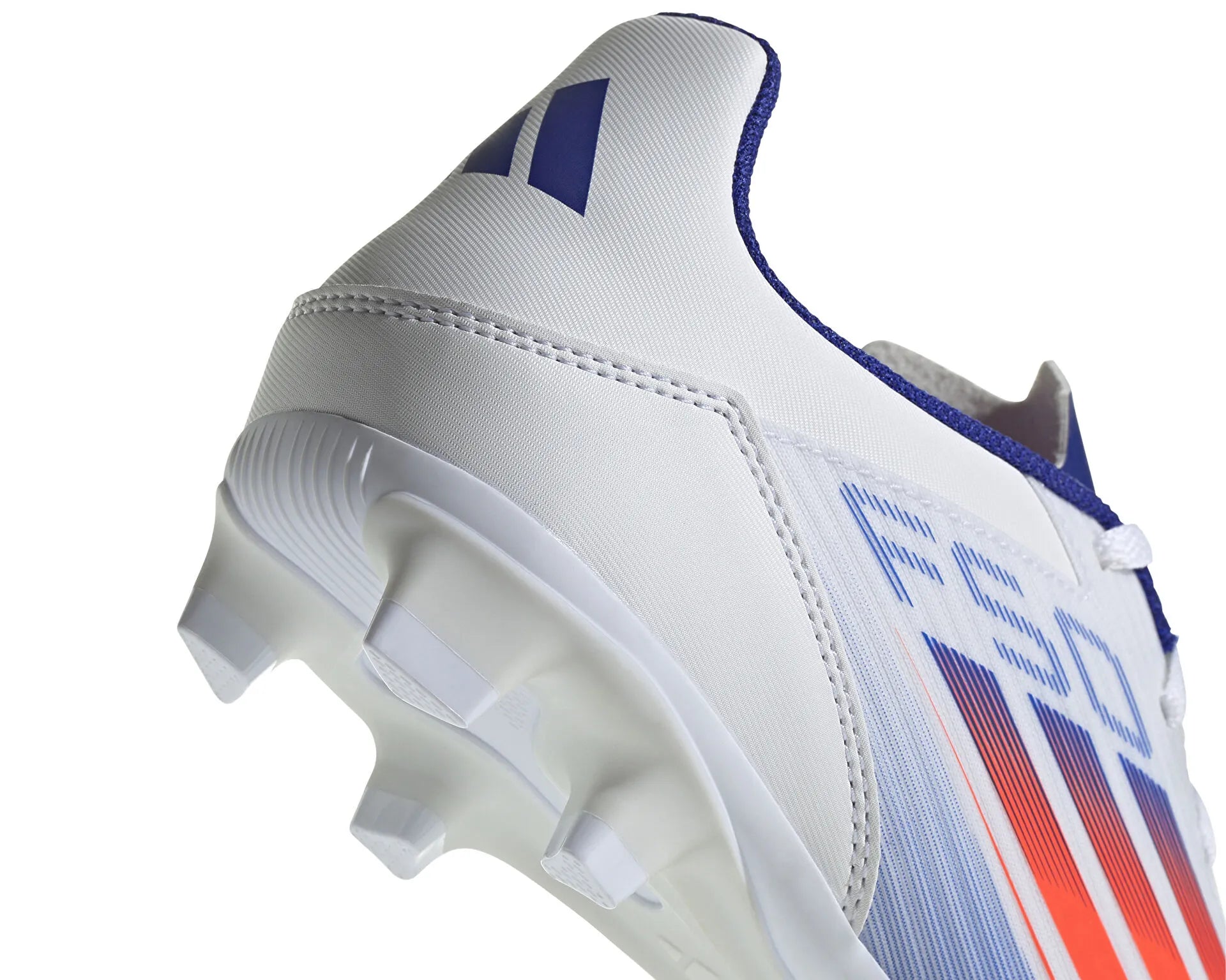 ADIDAS F50 CLUB FXG SHOES - WHT & BLUE