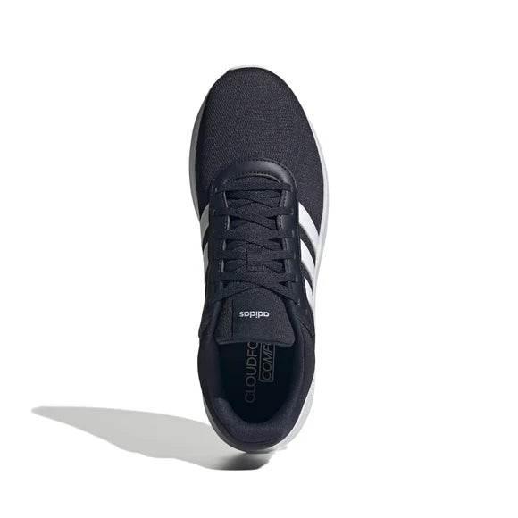 ADIDAS LITE RACER 4.0 SHOES - BLK & WHIT
