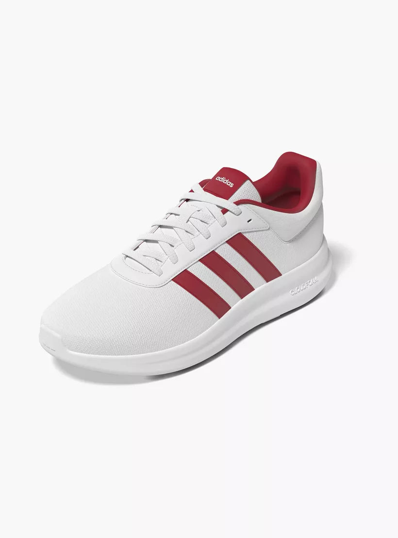 ADIDAS LITE RACER 4.0 SHOES - WHIT & RED