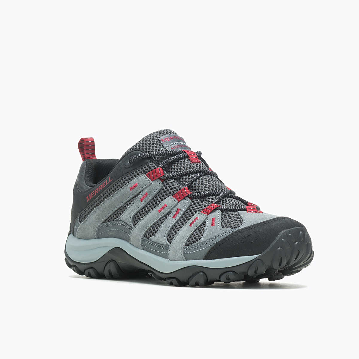 MERRELL ALVERSTONE 2 SHOES - GREY & RED