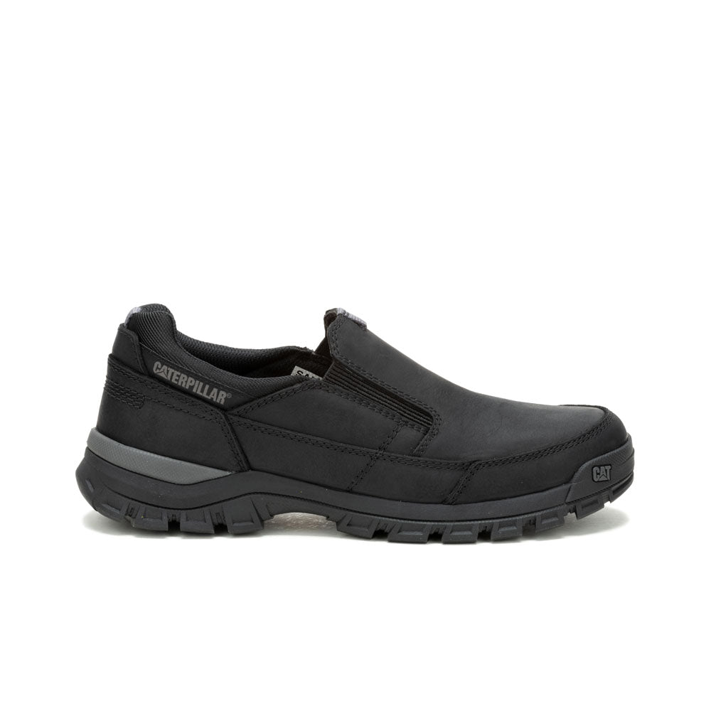 CAT THRESHOLD SLIP ON SHOES - BLACK