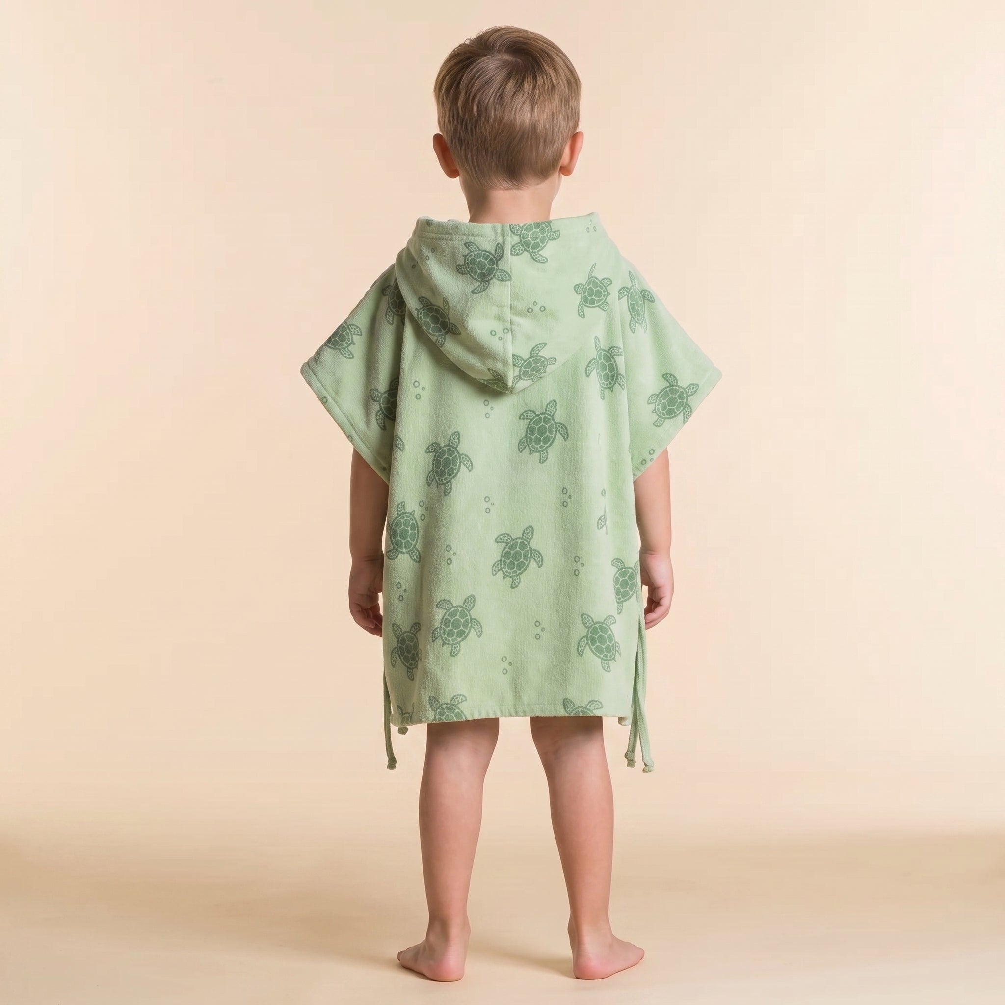 MICROFIBER LIGHTWEIGHT PONCHO - GREEN