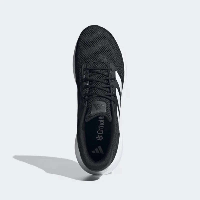ADIDAS RESPONSE RUNNER U SHOES - BLK & WHIT