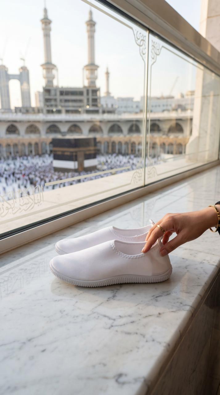 حذاء عمرة كاجوال ايرووك - ابيض