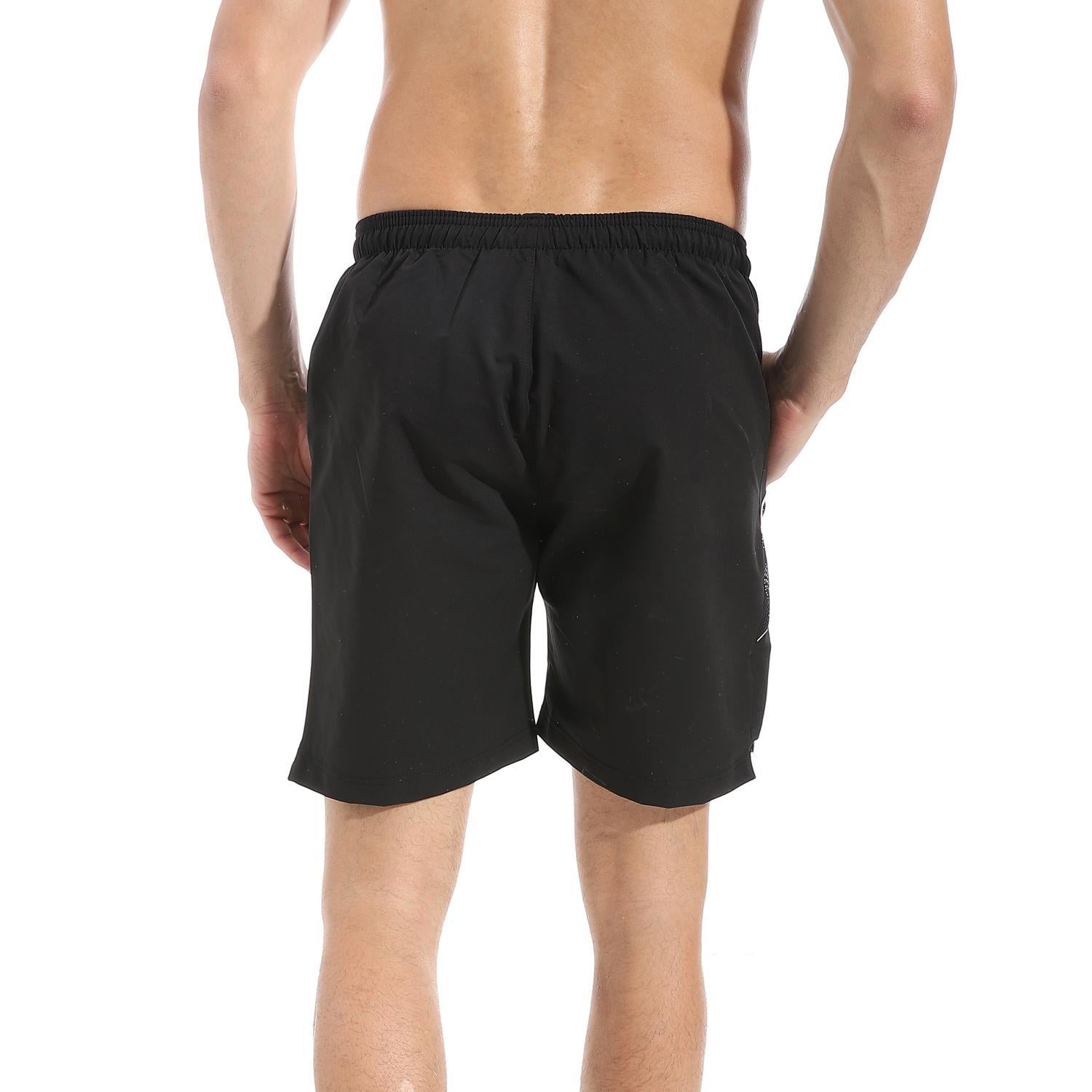 ACTIV MEN'S MESH SPORTS SHORTS - BLACK