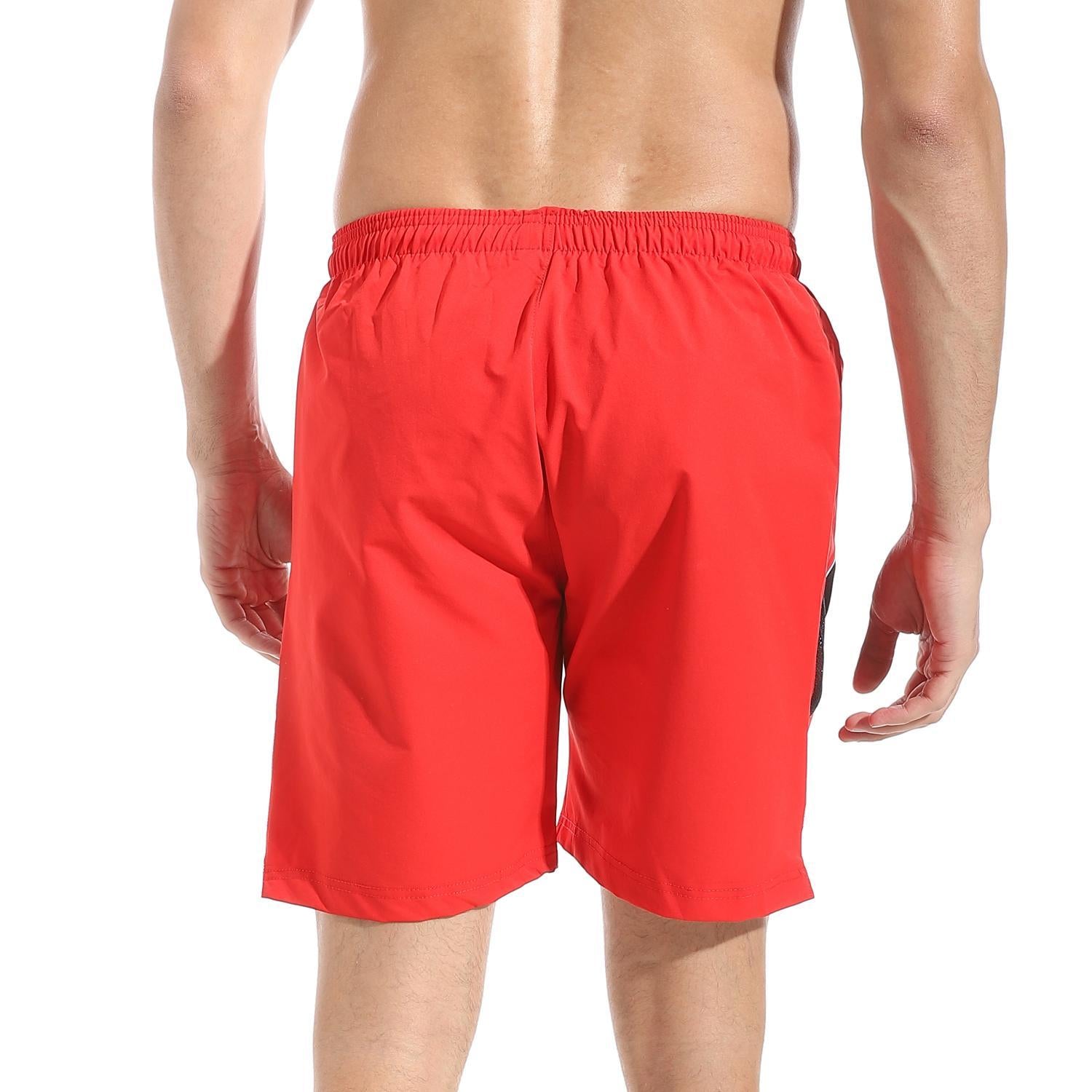 ACTIV MEN'S MESH SPORTS SHORTS - RED