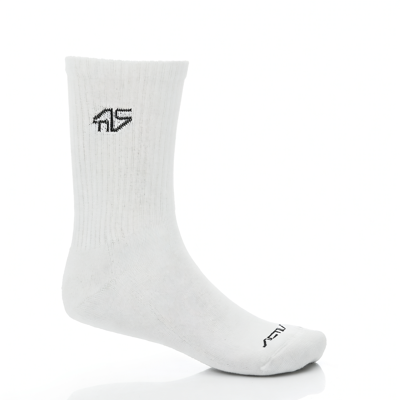 ACTIV HALF CUSHION LONG SOCKS - WHITE