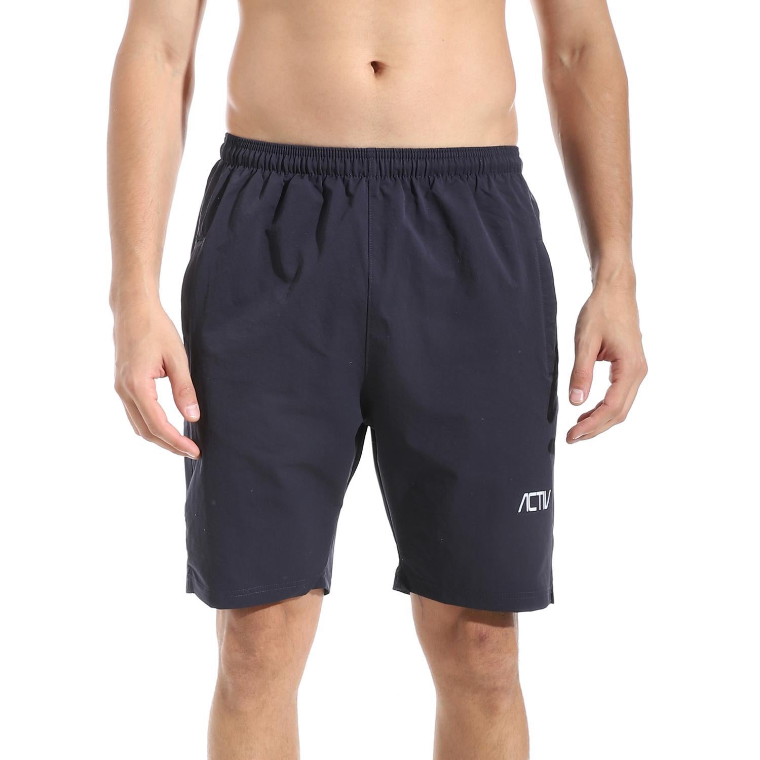 ACTIV MEN'S MESH SPORTS SHORTS - NAVY