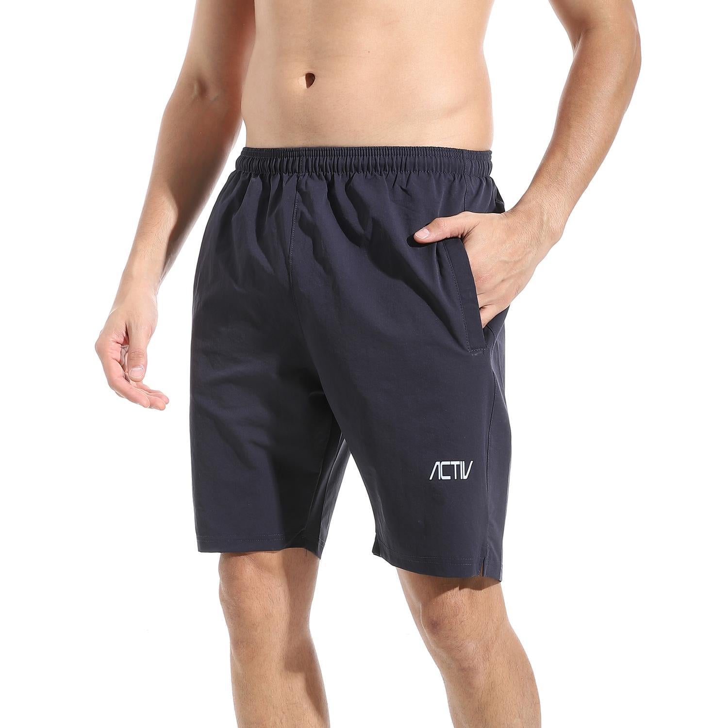 ACTIV MEN'S MESH SPORTS SHORTS - NAVY