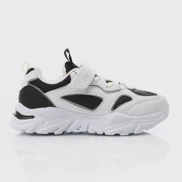 AIRWALK FASHION KIDS SHOES - WHIT & BLK